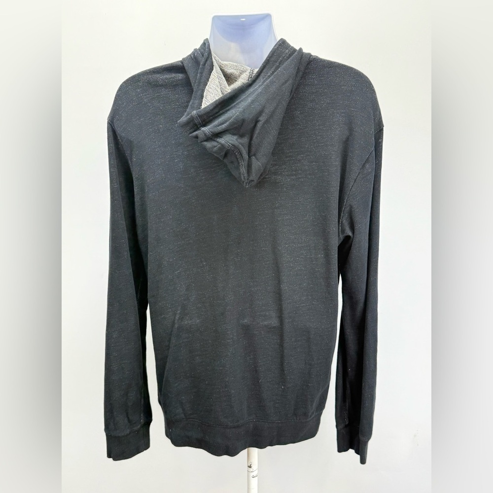 NIXON Men's black heather full zip hoodie size M - Picture 4 of 15